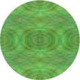 thumbnail image 1 of Ahgly Tapis Rond Lavable en Machine Intérieur Transitionnel Vert Lime Foncé, 6 Pieds Rond, 1 of 7
