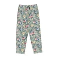 thumbnail image 4 of Xecao Rose Flowers Women's Straight Lounge Pajama Pants: The Epitome of Relaxed Sleepwear, 4 of 9