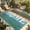 Turquoise Brown White, variant on Retro Brown Teal Outdoor Rug for Patio/Deck/Porch, Non-Slip Large Area Rug 6 x 9 Ft, Vintage Home Wooden Farmhouse Indoor Outdoor Rugs Washable Area Rugs, Reversible Camping Rug Carpet Runner