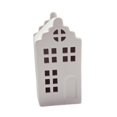 thumbnail image 3 of KLKCMS Ceramic Light up Christmas Mini House Figurine Multipurpose Mini Building Statue 6.3x5.3x12.5cm, 3 of 9