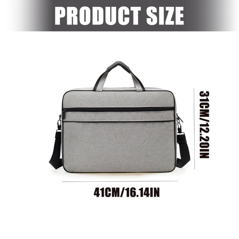 CEORPER 15 Inch Laptop Case and Tablet Bag Oxfords Computer Bag with Handle Men's Gift