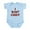 Sky Blue, variant on CafePress - I Want Candy Infant Bodysuit - Baby Light Bodysuit, Size Newborn - 24 Months