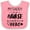 Pink and White, variant on Inktastic My Daddy is a Nurse and a Hero Boys or Girls Baby Bib