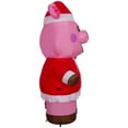 thumbnail image 5 of Holiday Living 3.5-ft Lighted Waving Pig in a Santa Suit Christmas Inflatable, 5 of 5
