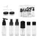 thumbnail image 1 of Juego de botellas de viaje reutilizables Unique Bargains de 11 piezas color negro, 1 of 6