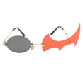 thumbnail image 4 of FOLOYORI Fire Flame Sunglasses Novelty Eyewear Black 1 Pair Metal, 4 of 8