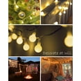 thumbnail image 5 of Globe String Lights, 59 Ft 100 LED Christmas Lights with Remote Timer, Connectable Plug in Twinkle Lights for Bedroom Wedding Classroom Indoor Outdoor Decor, Warm White, 5 of 14