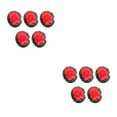 thumbnail image 3 of Transemion 5x Artificial Float Lotus Flowers Low Maintenance And Easy Cleaning Wide Application Realistic Float Foam Lotuses bright red 2Set, 3 of 6
