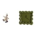 thumbnail image 1 of Colección De Figuras De Payasos Y Relojes De Pared Cuadrados, Ideales Como Centro De Mesa Para El Comedor O Decoración Para La Cocina Rústica., 1 of 8