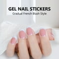 thumbnail image 4 of Gel Nails Stickers Semi Cured Gel Nail Strips Nails Polish Strips Nail Gel Wraps, 4 of 21