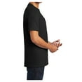 thumbnail image 5 of Mens Essential Cotton T Shirt with Pocket Jet Black 3XL, 5 of 6
