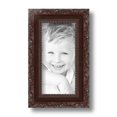 thumbnail image 2 of ArtToFrames 4x8" Classic Burgundy Picture Frame, Brown Wood Poster Frame, with Regular Glass and 2 (FBPL-4927), 2 of 7