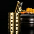 thumbnail image 3 of Stainless Steel Utensil Holders Large Kitchen Caddy Gold with Drain Holes for Cooking Tools Storage, 3 of 8
