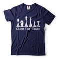thumbnail image 4 of Choose Your Weapon Shirt Chess Shirt Chess Player Gift Tee Chess Lover Shirt Gambit Shirt (4X-Large Military Green), 4 of 6