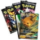 Pokemon TCG: SM11.5 Destins Cachés Gx Tin- Raichu + 1 de 3 Feuilles de Cartes Pokémon-GX + 4 Booster Pack – image 2 sur 5