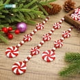 thumbnail image 4 of Muleta de caramelo de Papá Noel, palo de meteorito de carámbano, adornos DIY para árbol de Navidad, regalos de Navidad de Año Nuevo para fiesta de boda, decoración del hogar, 6 piezas, 4 of 4