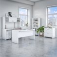 thumbnail image 2 of Bureau par Kathy Ireland Écho Bow Réception Bureau Suite en Blanc, 2 of 7