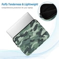 thumbnail image 2 of FORMRS 15"-15.6" Laptop Sleeve Protective Case Soft Carrying Quilted Computer Bag Cover, Forest Camouflage Pattern, 2 of 7