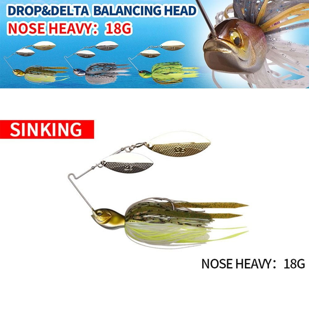 Silicone Skirt 18G Flap Walleye Beard fishing lure Buzzbait spinner bait  bass pike walleye A