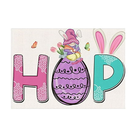 

WIQUOKETT Fall Decorations For Home Easter Feast Table Placemats Dress Up Place MATS For The Easter Festive Atmosphere Kitchen Essentials Kitchen Gadgets Home Decor