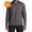 Charcoal Grey, variant on ST855 Sport-Wick Stretch Reflective Heather 1/2-Zip Pullover, Black, 3XL, Plus Size Activewear