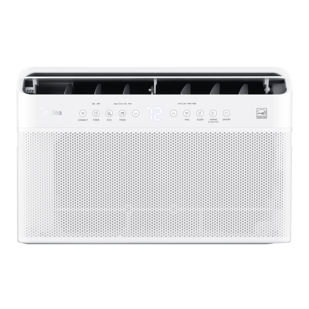 Midea 12,000 BTU Smart Inverter U-Shaped Window Air Conditioner, 35% Energy Savings, Extreme Quiet, Covers up to 550 Sq. ft., MAW12V1QWT - image 14 of 18