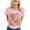 Pink, variant on Womens Oktoberfest Basic T-Shirts Round Neck Graphic Printed Short Sleeve Tops 2025 Blouses Vacation Fashion Outfit Clothes