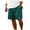 Dark Green, variant on Men's Linen Flat Front Shorts Retro Lightweight Tapered Leg Straight Pants(Dark Green,3XL)