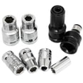 thumbnail image 1 of Impact Socket Adapter 1/2 To 1/4 1/4 3/8 Square Nut Quick Wrench Ratchet Adapter Converter With Hexagon SockeFor Electric Drill, 1 of 4