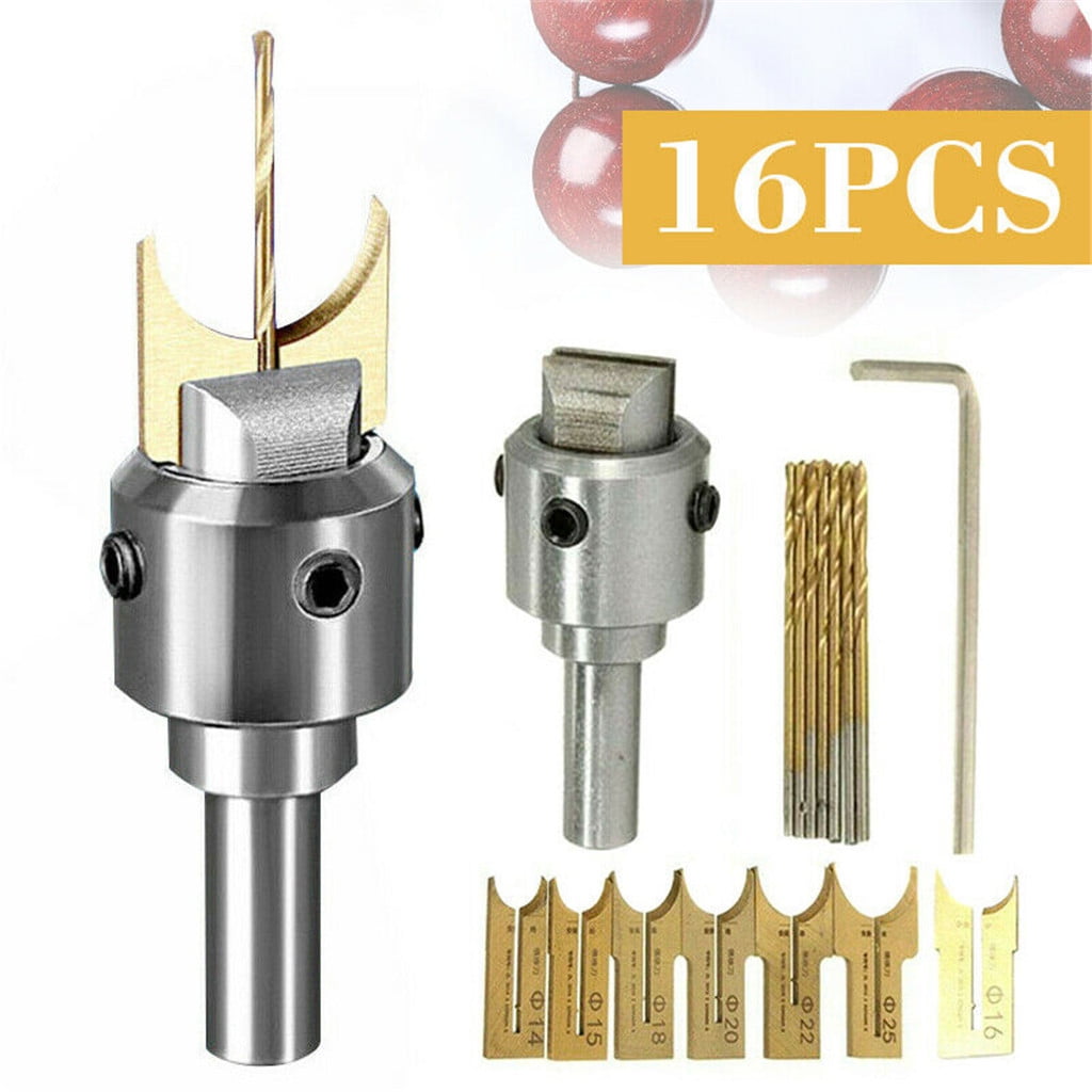 tumgatte Pattern Wooden Bead Maker Beads Drill Bit Milling Cutter Set Tool Kit New Summer Savings Walmart