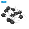 thumbnail image 3 of Unique Bargains NTC Thermistors Resistors, 10Pcs 10 Ohm NTC10D-13 High Sensitivity Current Limiter Temperature Sensor, 3 of 5