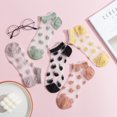 thumbnail image 2 of 10 Pairs Transparent Socks Ankle Socks Breathable Socks for Women (Random Color), 2 of 8