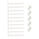 thumbnail image 3 of Bridas de nailon para cables, correas de gestión de cables, clips de sujeción profesionales multiusos, hebillas de nailon para automoción, accesorios 10 bridas de nailon, 3 of 8