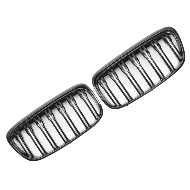 Rejilla del parachoques delantero superior Unique Bargains No.51137379609 para BMW Serie 2 ActiveTourer Negro Brillante 1 par