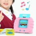 thumbnail image 1 of Juguetes de educación temprana Yotijar tarjetas flash para niñas Rosado Máquina de tarjetas flash, 1 of 10