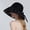 43_Black, variant on Bucket Hats for Women Outdoor Sunscreen Sun Hat All Match Tethered Large Brimmed Hat