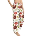 thumbnail image 2 of Uemuo Tomatoes Pattern Women's Wide Leg Palazzo Lounge Pants with Pockets Light Weight Loose Comfy Casual Pajama Pants-X-Large, 2 of 9