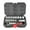 As shown, variant on 17-Piece Pass Through Socket Set, 3/8" & 1/2" Dr. Universal Pass Thru Go Through Ratchet Socket Wrench Mechanics Tool Set for Hex, Square, E-Torx, Spline Fasteners
