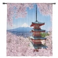 thumbnail image 2 of Mount Fuji With Cherry Blossom Tree Sheer Curtains Bedroom Voile Curtain Living Room Window Sheer Curtains Kitchen Tulle Drapes, 2 of 7
