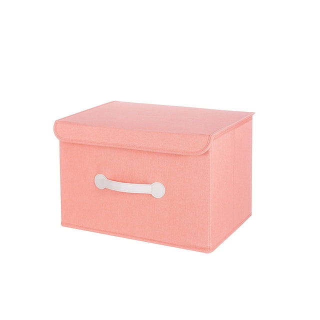 Agiferg Boîte de Rangement Type Seau Panier Boîte de Rangement pour Garde-Robe avec Poignées Boîte de Rangement Pliable Boîte de Rangement Lavable en Tissu Oxford