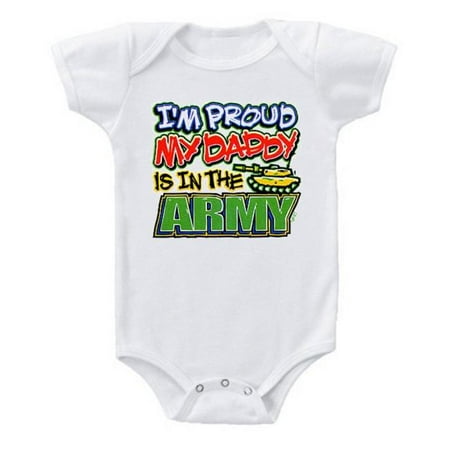 

Daddy Is In The Army Baby Bodysuit