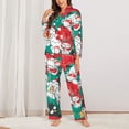 thumbnail image 3 of Lsque Sanrio Pattern Long Sleeve Pajama Set for Women - Soft 2-Piece Sleepwear and Loungewear Set with Pockets, Comfy Nightwear, 3 of 8