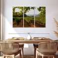 thumbnail image 3 of Elephant Stock Napa Vineyard Sunset Wall Art - Horizontal Multi Panel Canvas - Living Room Wall Decor - Nature Multi Panel - Brown And Orange Decor - 57" x 36", 3 of 8