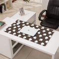 thumbnail image 3 of Long Mouse Pads for Desk,Brown Halloween Ghost Pattern Desk Mats on Top Of Desks, Desk Mouse Pad Extra Large with 3mm Non-Slip Base and Stitched Edge for Gaming,Office,Work,Home 31.5"x15.7", 3 of 6