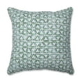 thumbnail image 2 of Pillow Perfect Painted Triangles Verte Rectangular Throw Pillow, 2 of 5