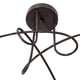 thumbnail image 5 of Lámpara de techo LámparaYa estilo araña acabado chocolate 3 luces E27 40W, 5 of 7