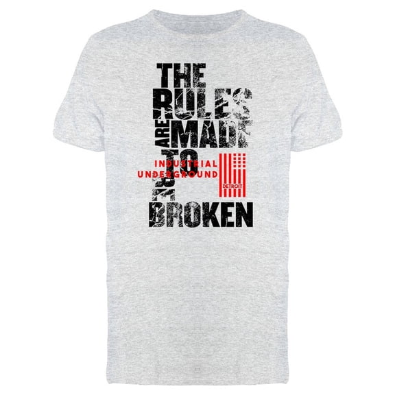 Rules Are Made To Be Broken Icon Tee Men's -Image by Shutterstock