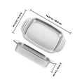 thumbnail image 2 of BESTYASH Heavy Duty Stainless Steel Roasting Pan and Grilling Tray for Home Cooking, 1 Piece, 2 of 7