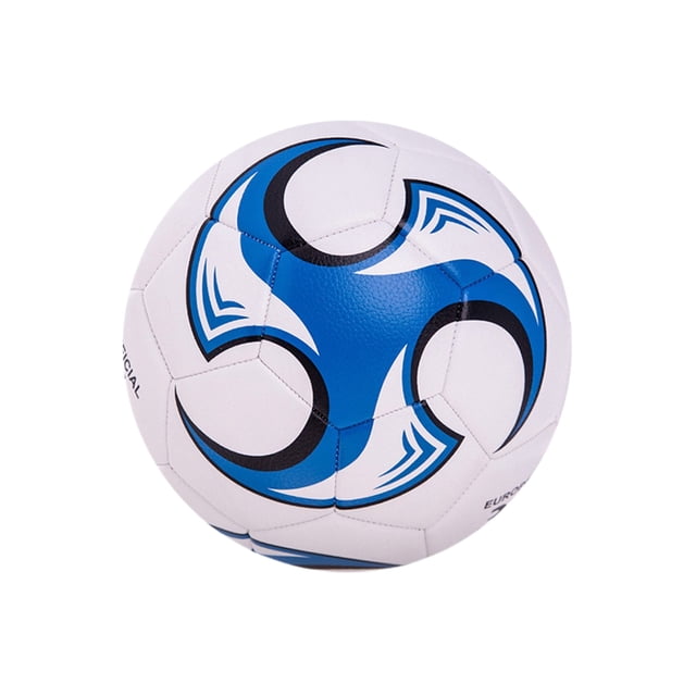 Maytalsory Children S Football Soccer Ball With Enhanced Foot Feel Outstanding Elasticity Football For Training White and blue size 5