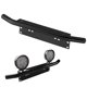 thumbnail image 3 of Universal Aluminum Alloy Front Bumper License Plate Holder Mount Bracket for Bull Bar Offroad Light Bar Black, 3 of 4